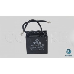 CAPACITOR 7 MFD 300 V. VENT. TECHO – Copare Comercializadora