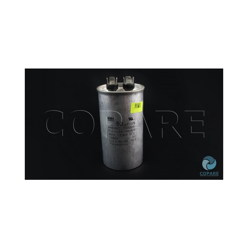 CAPACITOR 50 MFD A 440 V – Copare Comercializadora