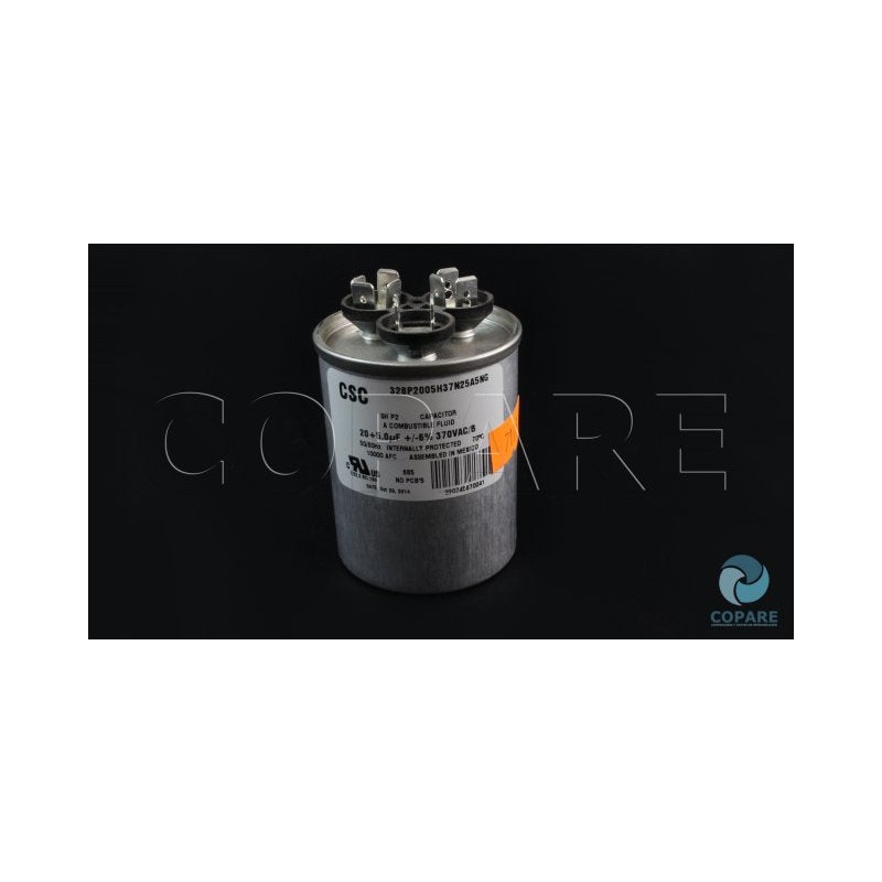 CAPACITOR 20/5 MFD 370 V. – Copare Comercializadora